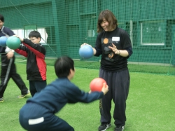 いわき市立内郷第三中学校の生徒と訪問交流会