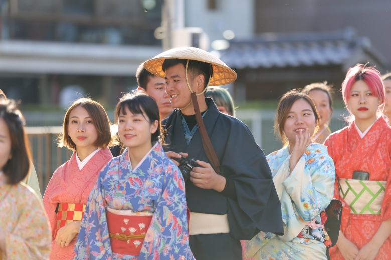 留学生のボランティア活動　『佐倉 “江戸” 時代まつり』編